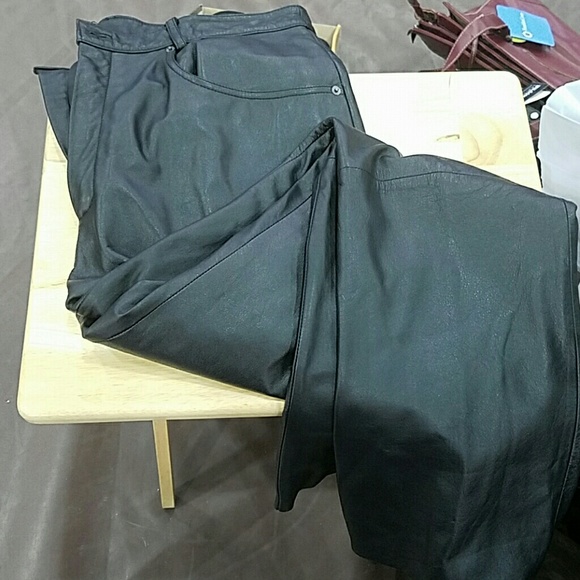 Leather pants