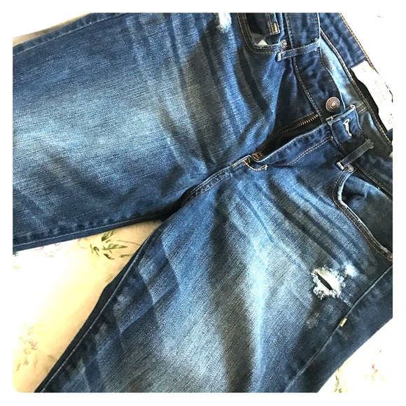 Destroyed Jeans from Abercrombie and Fitch.