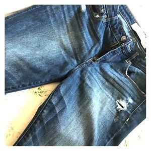 Destroyed Jeans from Abercrombie and Fitch.
