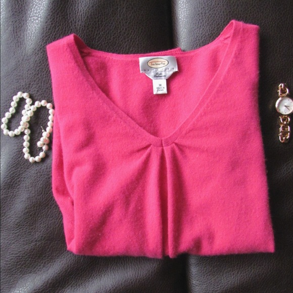 TALBOTS PURE CASHMERE SWEATER - Picture 1 of 3