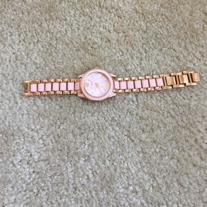 Pink and rose gold watch!! Great condition!!