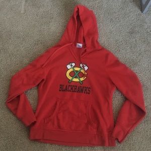 A women's (large) Chicago Blackhawks hoodie