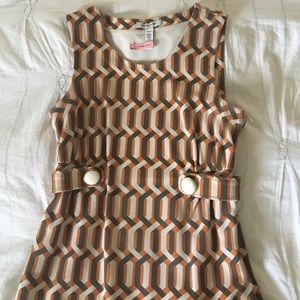 Lower price! Retro print sheath dress.