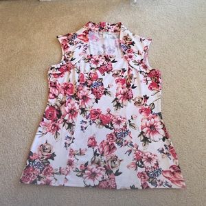 Floral top from White House Black Market