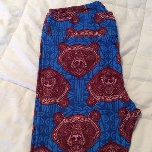 TC lularoe bear leggings . Brand new!!!