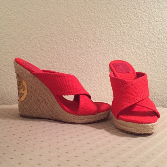 Tory Burch Red wedge
