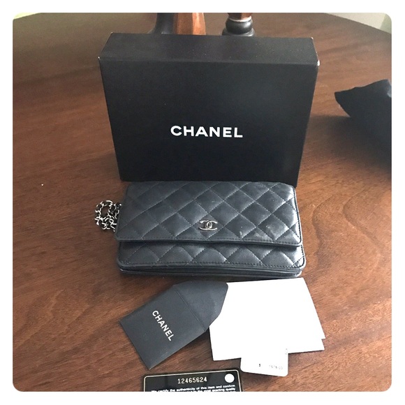 Authentic Chanel lambskin