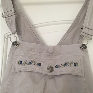 Khaki Overall Shorts