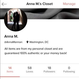 Also selling on Tradesy!!