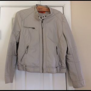 Tan Moto Jacket / EUC
