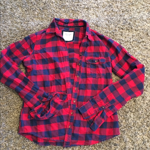 Button down flannel shirt
