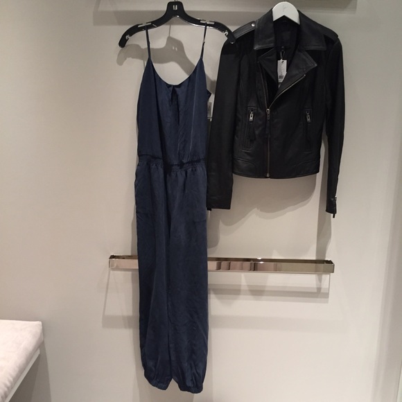 JOIE romper jumpsuit Small Navy NWT