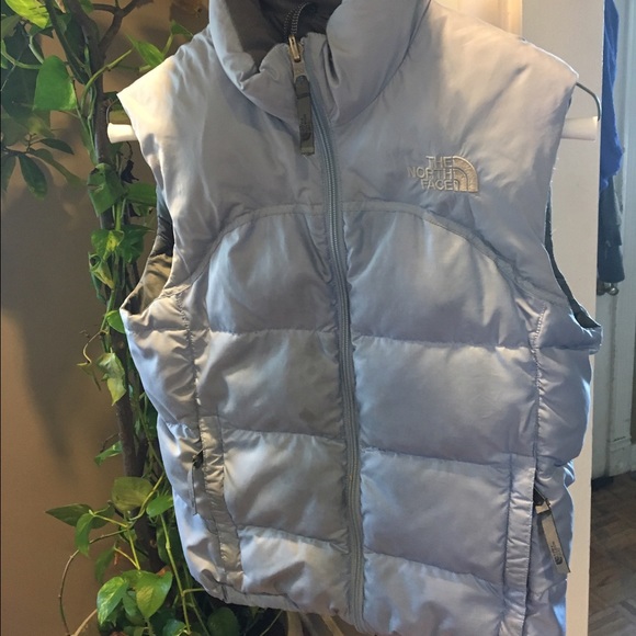 Blue North Face Vest