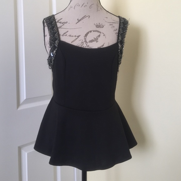 Peplum tank top