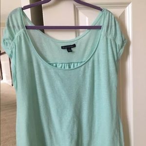 Mint green shirt from American Eagle