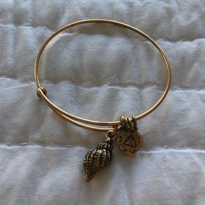 Alex & Ani conch shell bangle