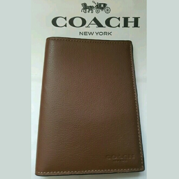 Coach Men's Passport Wallet Case NWT