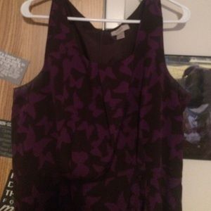 Purple butterfly dress