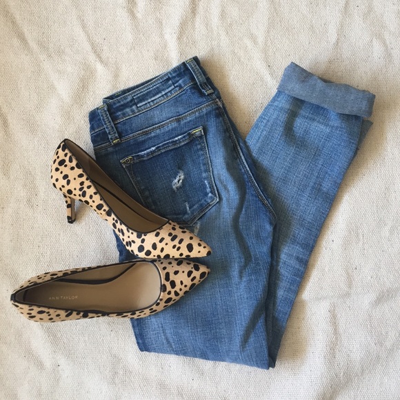 Ann Taylor Eryn Haircalf Kitten Heels