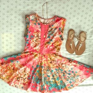 Pretty Pink Floral Dress.