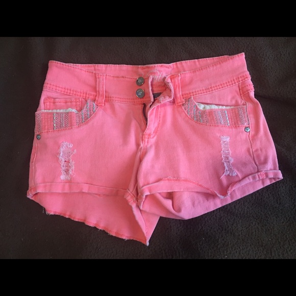 Peach shorts