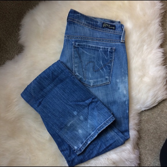 Citizens of Humanity Ava straight distressed denim