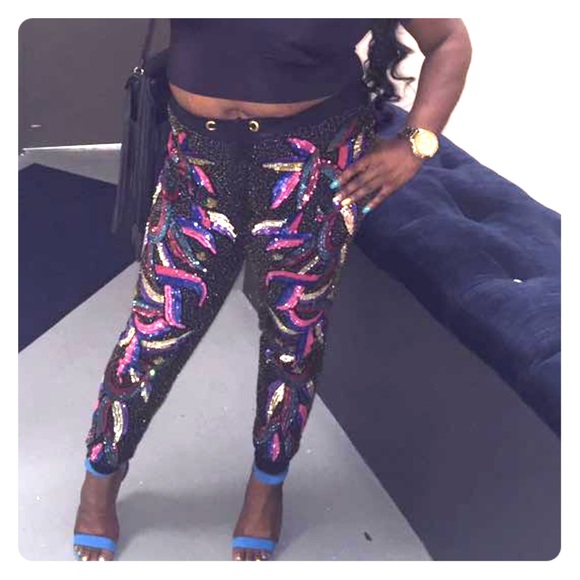 Vintage Sequins Pants/Joggers