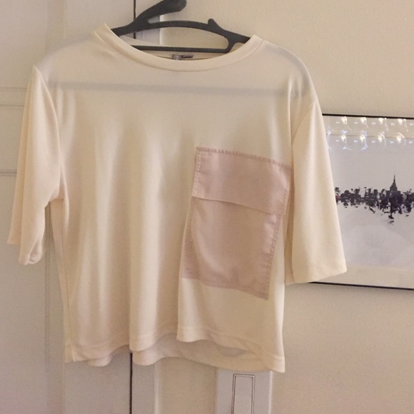 Super cute cream crop top brand new