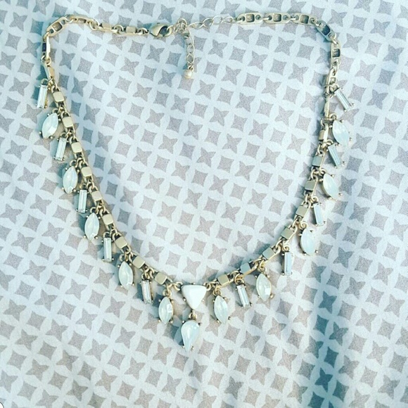 Opal blue necklace