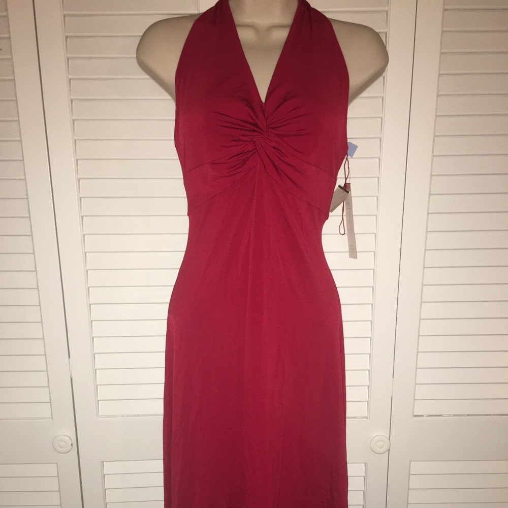 NEW Red Halter Dress