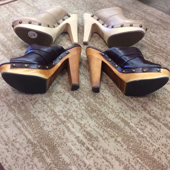 ✅Woman's Nine West high heel clog/mule sizes 7.5/7 - Picture 3 of 3