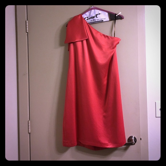 Lela Rose Dessy Group Coral dress