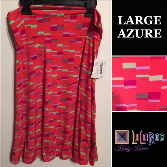 LuLaRoe Azure Skirt Large