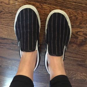 Black and Maroon vans for jcrew