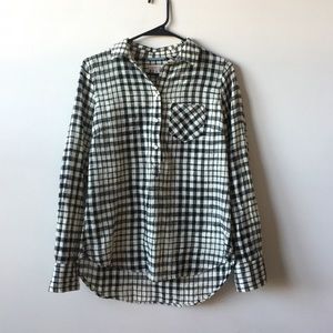 NWOT Merona plaid top