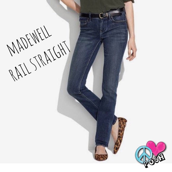 Madewell Rail Straight Denim Jeans