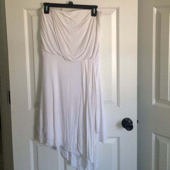 White House Black Market strapless dress size 6.