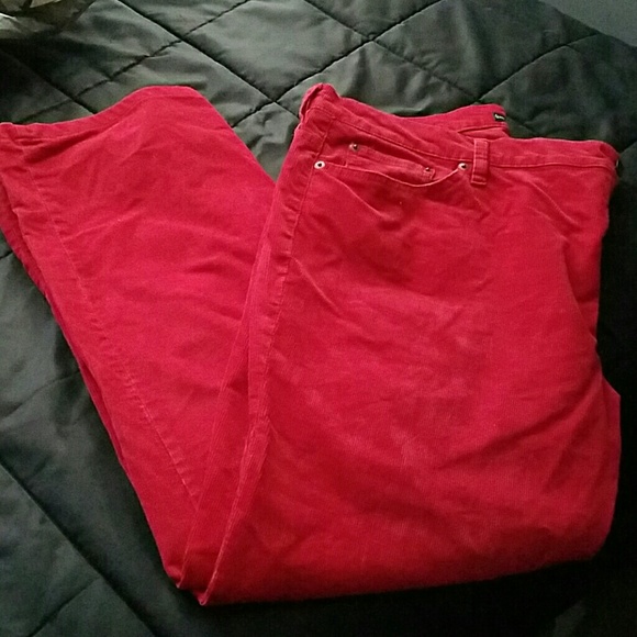 Ralph Lauren red corduroy pants