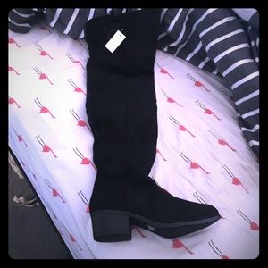 Wild Diva Shoes - New with tags over the knee boots-reserved Wild Diva Shoes - New with tags over the knee boots-reserved