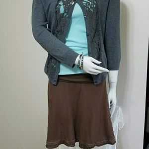 Brown Hollister Skirt