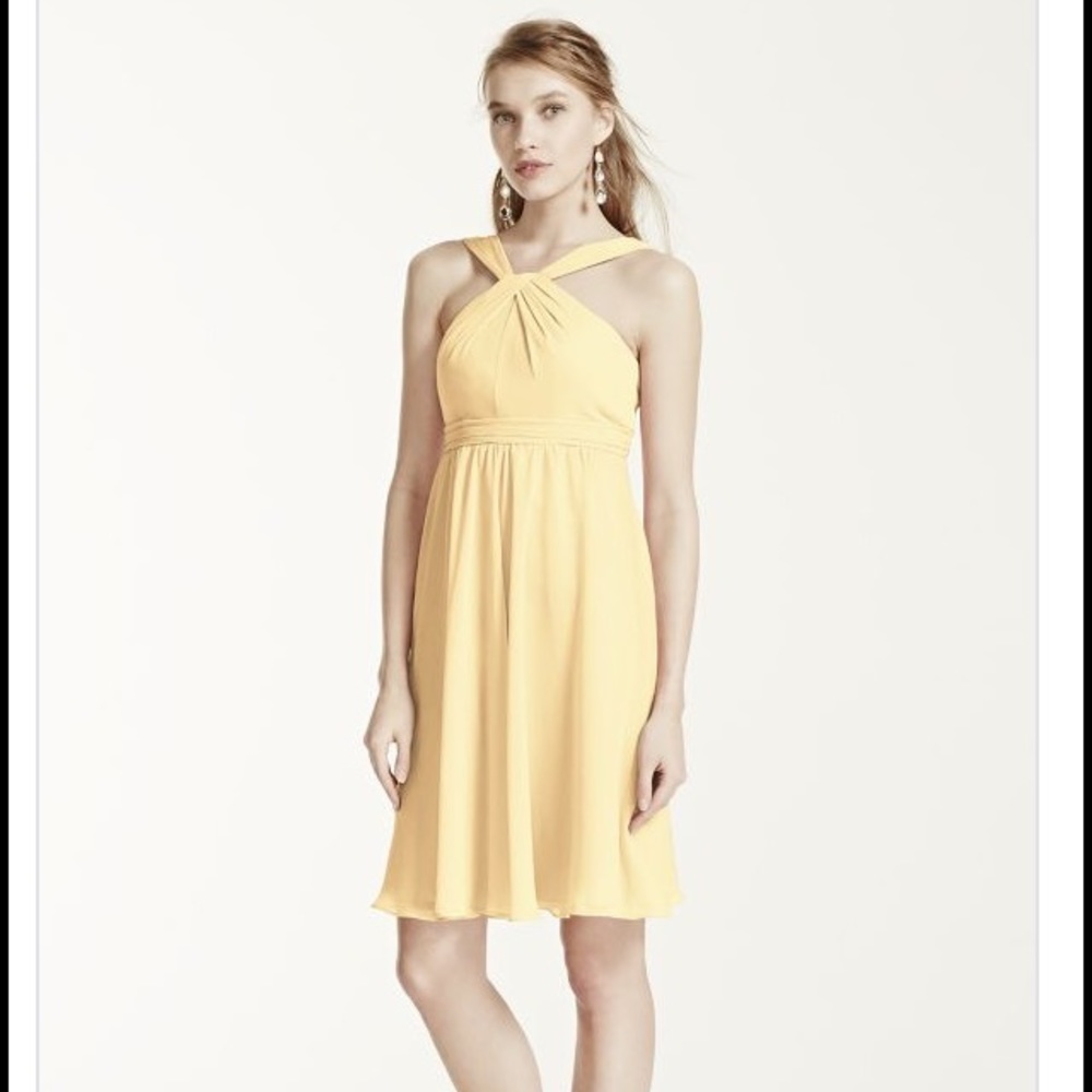 Blonde Yellow Bridesmaid Dress