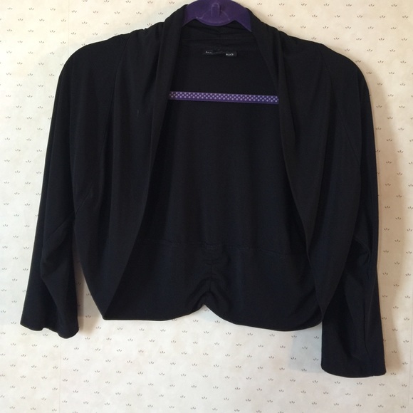 Black shrug jacket