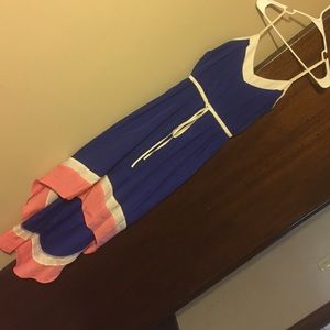 Floor length high low dress