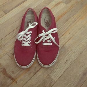 Burgundy Vans