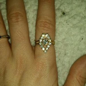 Gold cocktail  ring