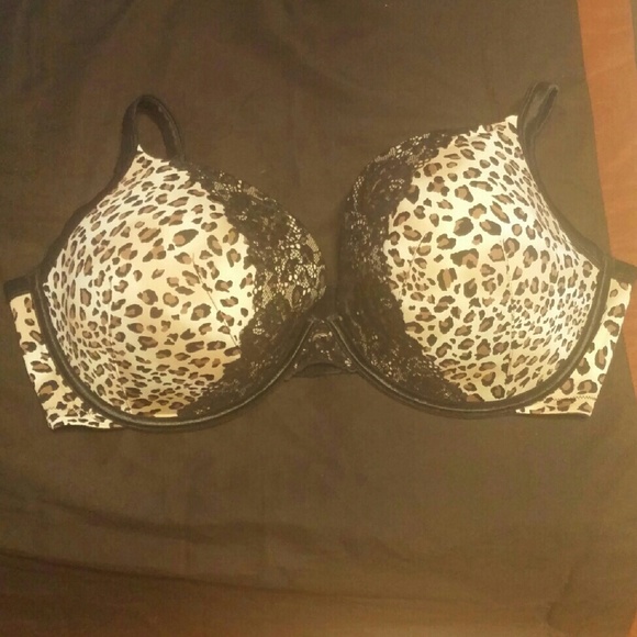 Cacique Leopard Print Bra