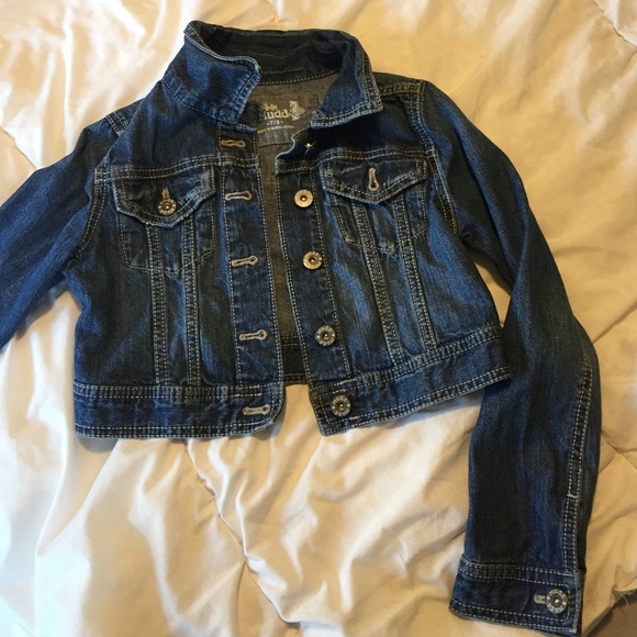 Sz 7/8 mudd jean half jacket