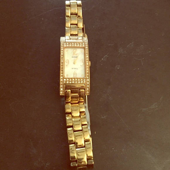 Gently used Gold guess watch