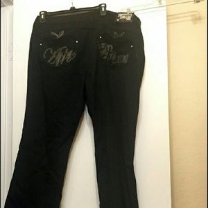 Apple bottoms black jeans size 7/8