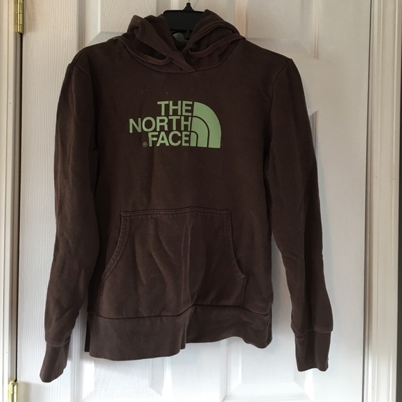 Heavy, brown The North Face hoodie